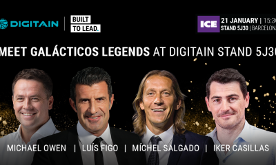 Meet Galácticos Legends Luis Figo, Iker Casillas, Michael Owen, and Michel Salgado at Digitain Stand at ICE 2025