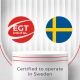 EGT Digital received a licence for operation in Sweden