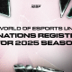 The World of Esports Unites: 136 Nations Registered for 2025 Season