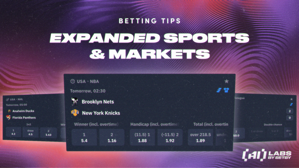 BETBY ENHANCES BETTING TIPS API WITH EXPANDED SPORTS AND MARKET COVERAGE