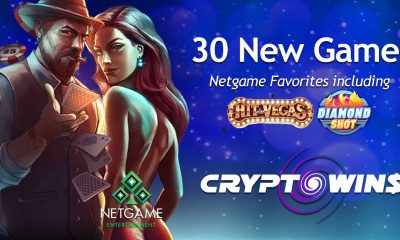 CryptoWins.com Expands Portfolio with 30 New Slots from NetGame Integration