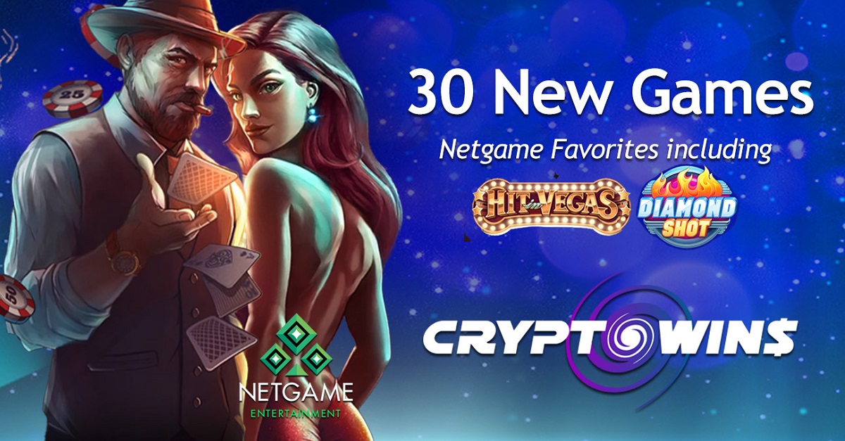 CryptoWins.com Expands Portfolio with 30 New Slots from NetGame Integration