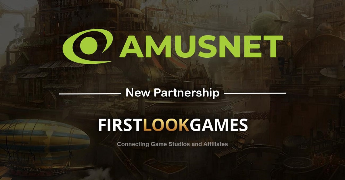 First Look Games welcomes Amusnet as its newest partner