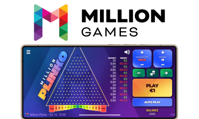 Million Games Unveils Its Latest Innovation: Million Plinko