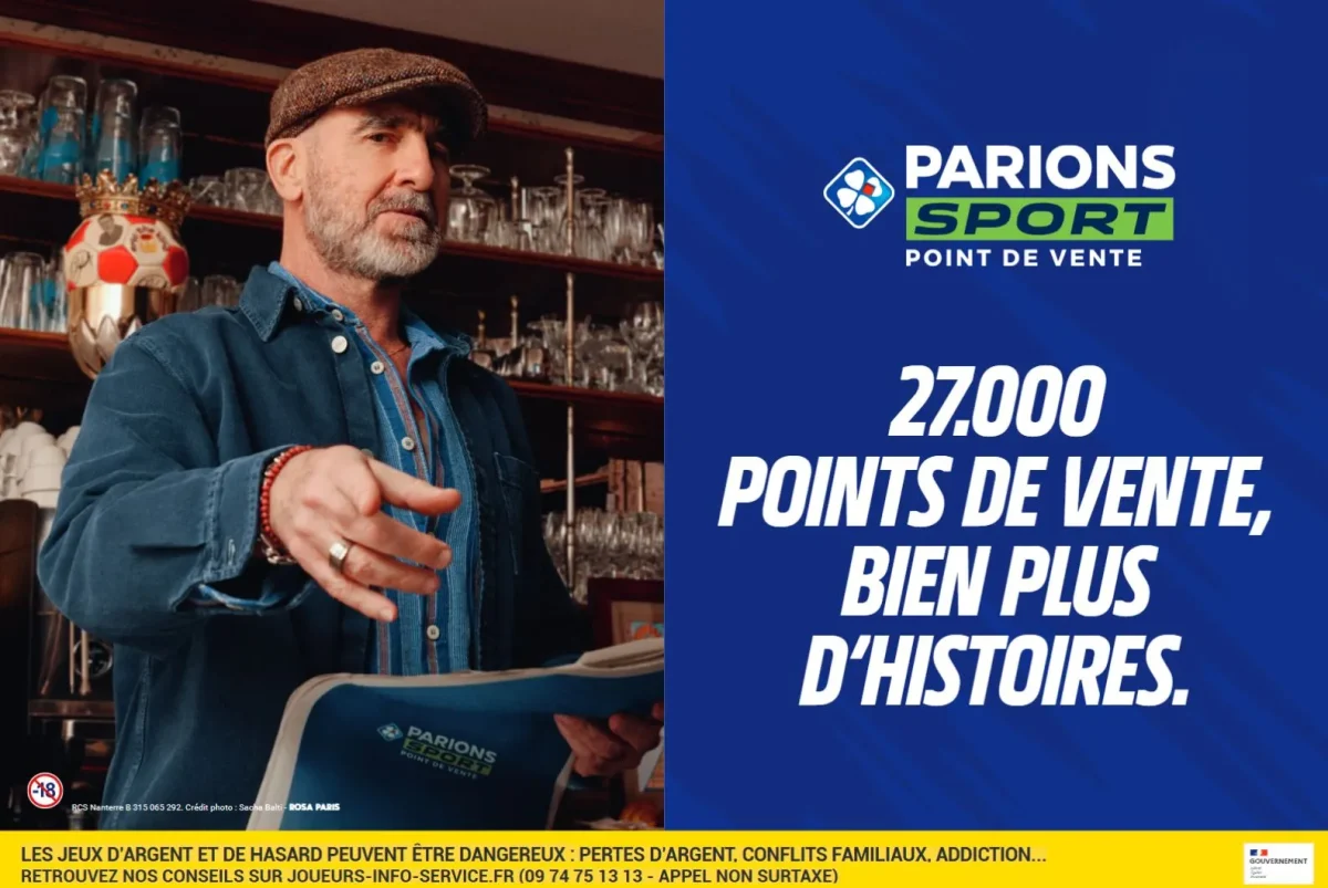 Eric Cantona partners with ParionsSport