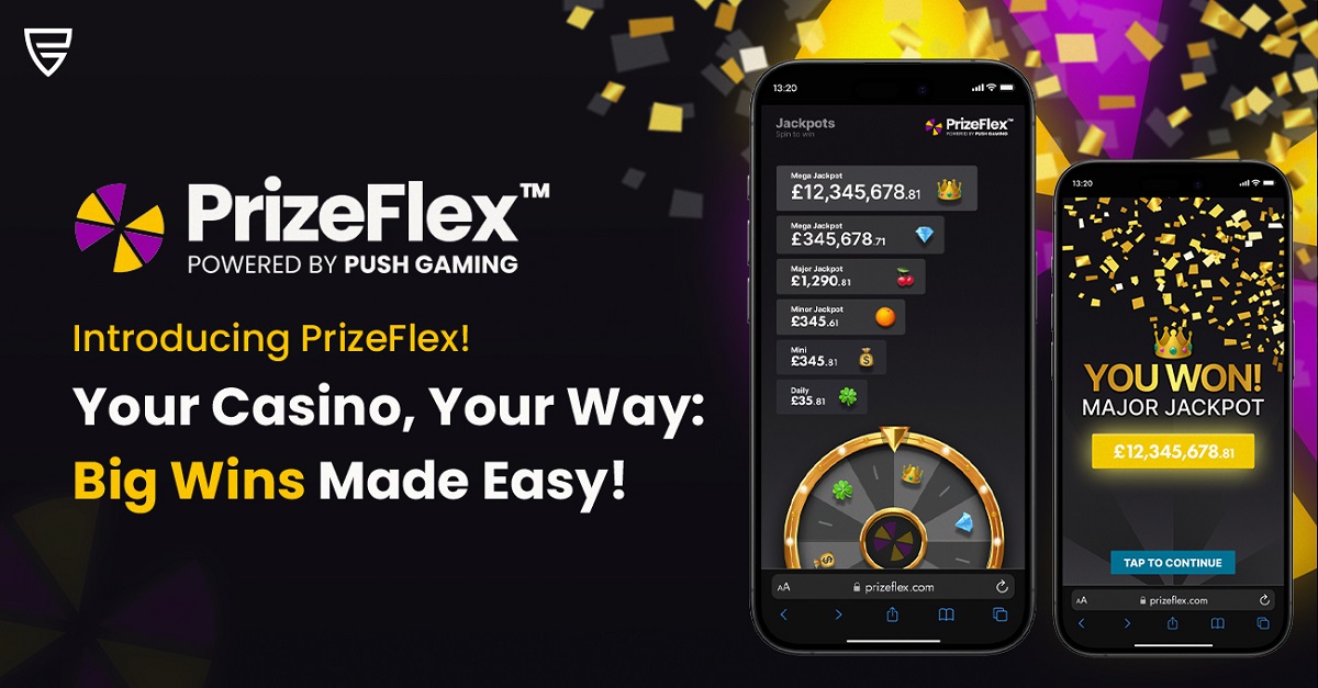 Push Gaming revolutionises jackpots with the launch of PrizeFlex™