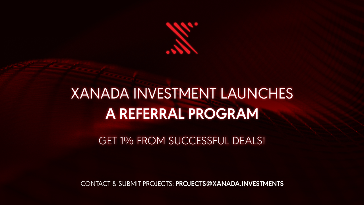 Recommend a Startup & Earn 1% of Multi-Million Dollar Investments with Xanada Investments