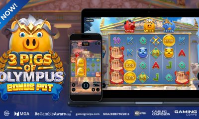 Gaming Corps Unleashes 3 Pigs of Olympus - A Divine Slot Adventure