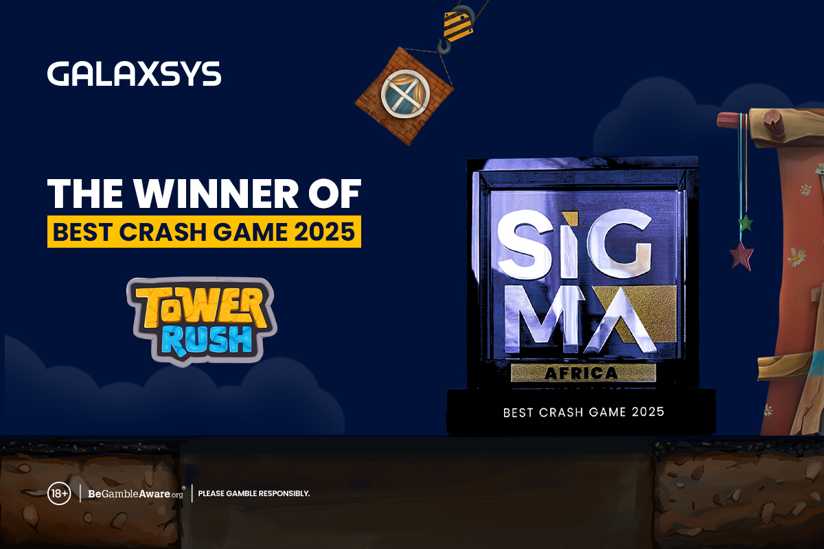 Tower Rush by Galaxsys Wins 'Best Crash Game 2025' at SiGMA Africa Awards