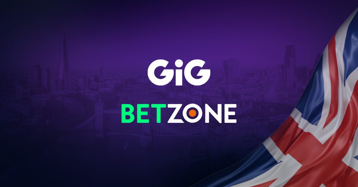 GiG Delivers Second UK Brand launch in as many months, as Betzone goes live on Powerful CoreX iGaming Platform