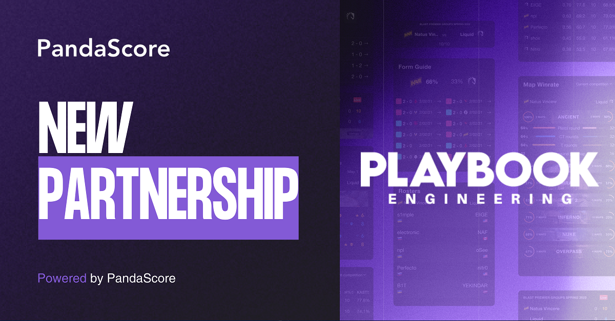 PandaScore and Playbook Engineering join forces