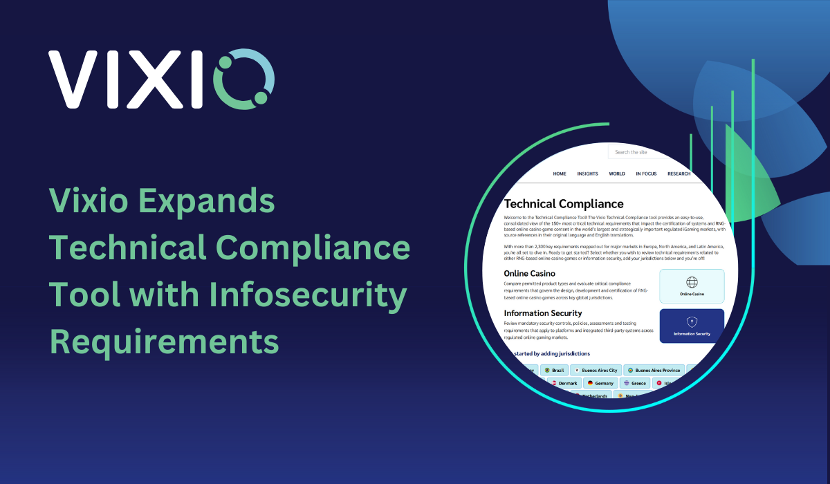 Vixio Announces Expansion of Infosecurity Requirements in Groundbreaking Technical Compliance Tool