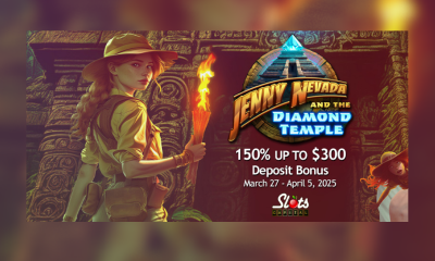 Embark on an Epic Adventure with Jenny Nevada in the Diamond Temple at SlotsCapital.lv – Enjoy a 150% Deposit Bonus