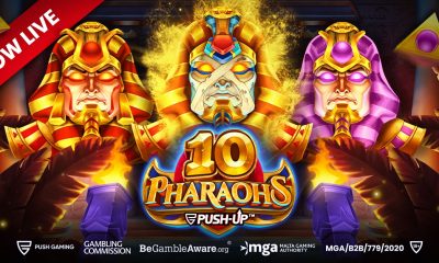 Push Gaming expands the reelset and win potential in 10 Pharaohs