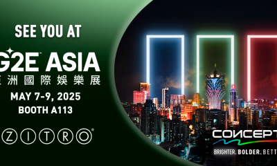 ZITRO TO SHOWCASE CONCEPT CABINET LINE AND NEW GAMES AT G2E ASIA 2025
