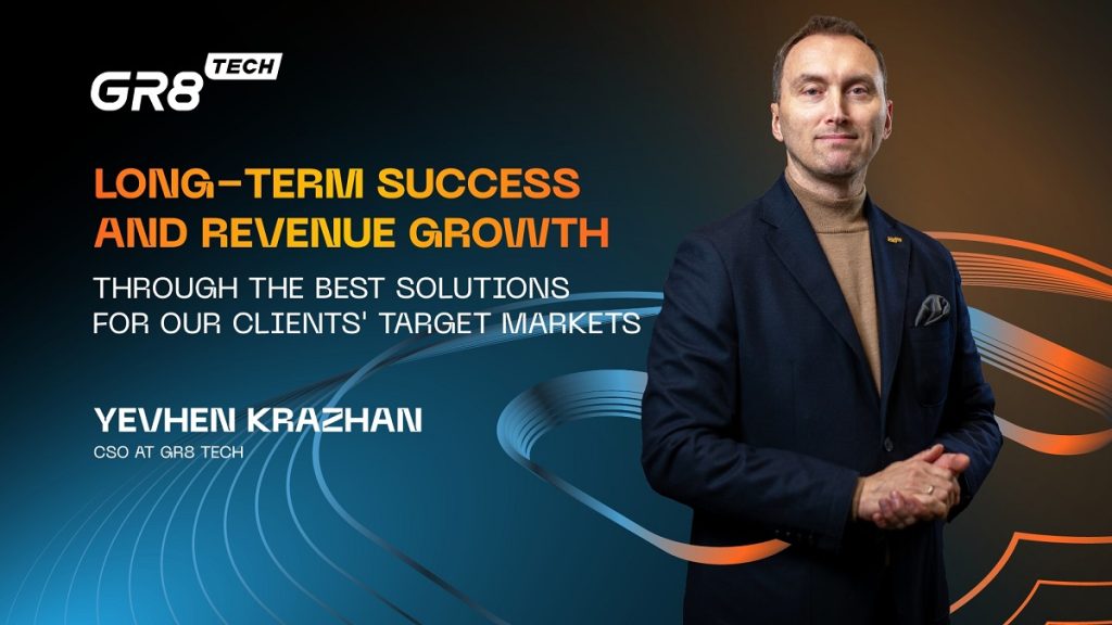 GR8 Tech Appoints Yevhen Krazhan as Chief Sales Officer to Drive High Performance