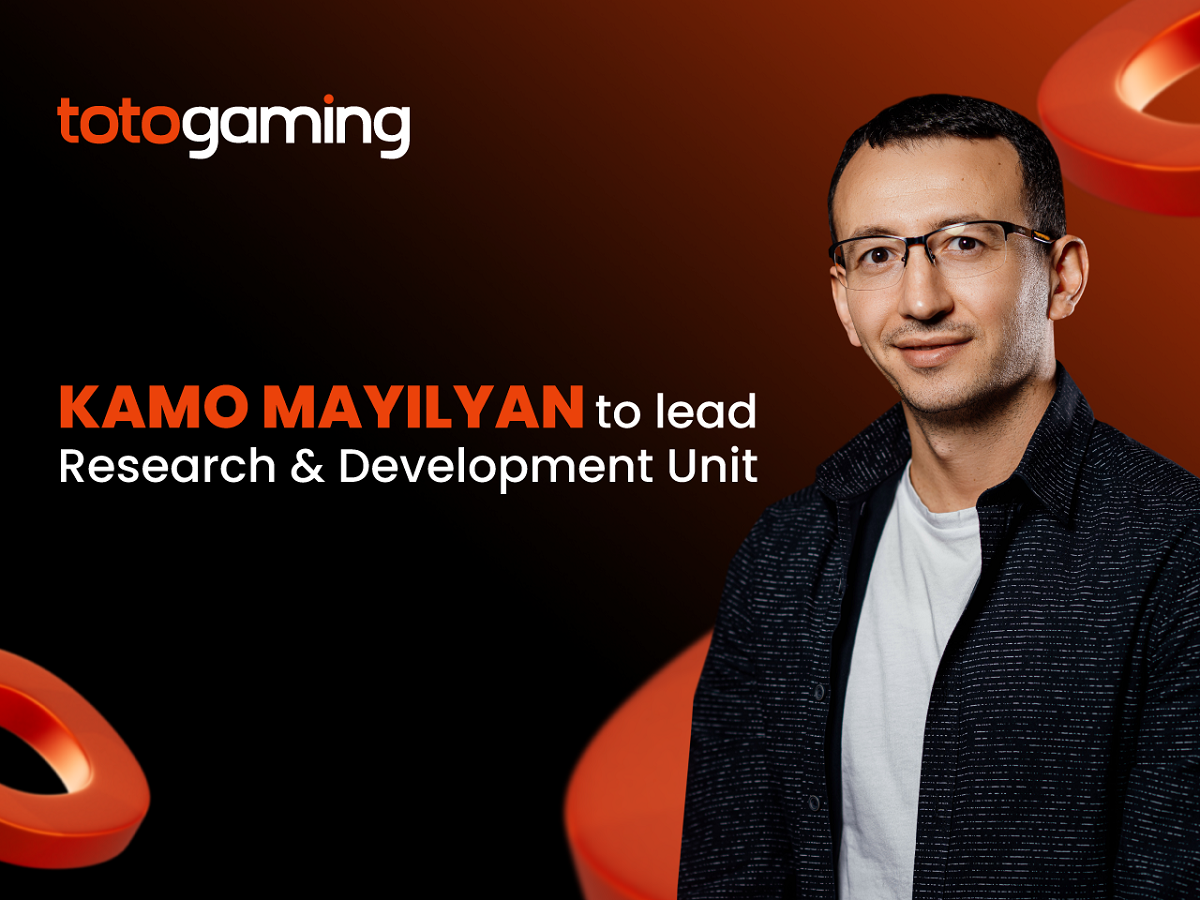 Kamo Mayilyan Announced as Research & Development Unit Manager at TotoGaming