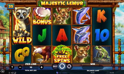 Spinomenal launches Majestic Lemur slot