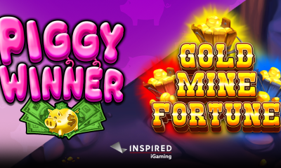 INSPIRED LAUNCHES PIGGY WINNER™ AND GOLD MINE FORTUNE™ ONLINE