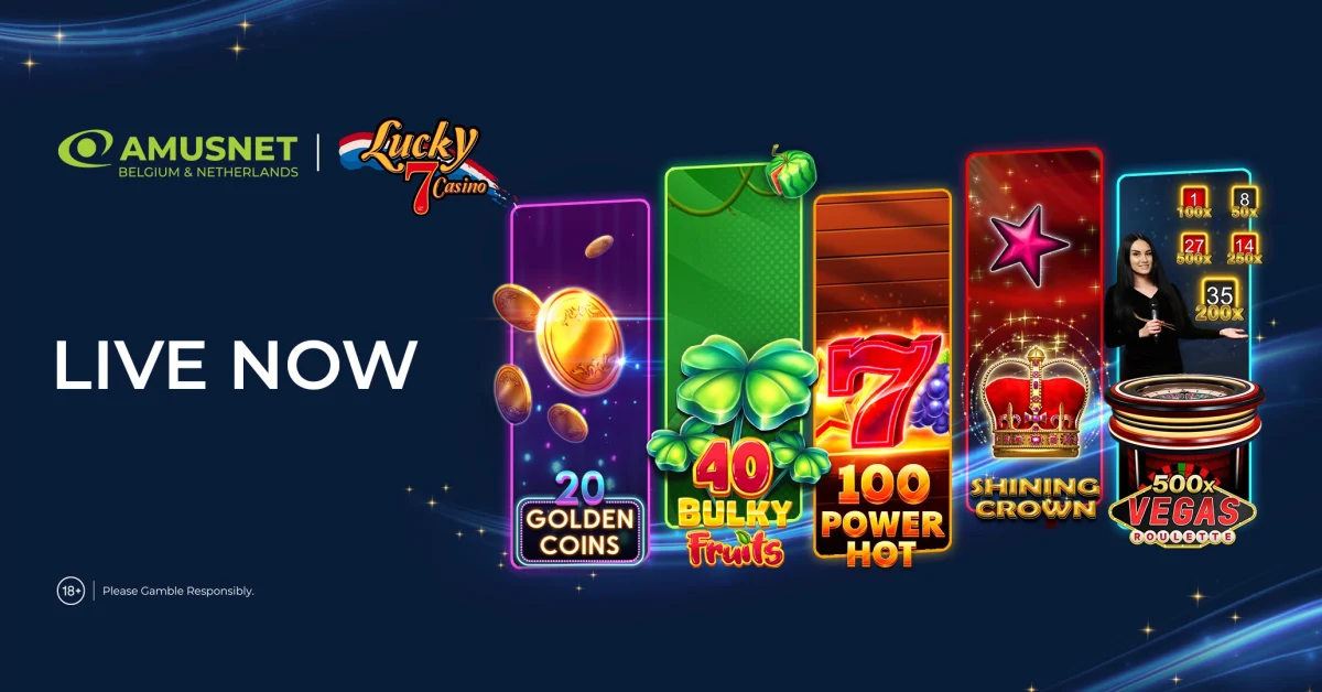 Amusnet Strengthens European Presence with Dutch Launch on Lucky 7 Casino