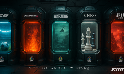 S8UL announces participation in five titles at Esports World Cup 2025: Chess, EAFC 25, Tekken 8, COD: Warzone, and Apex Legends