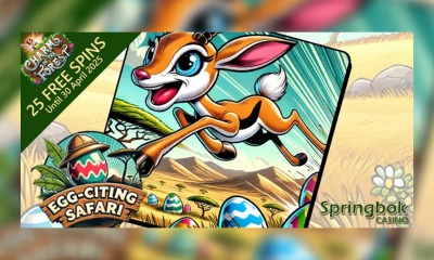 Springbok Casino is Offering 25 Free Spins in Honour of South Africa’s Top 5 Wild Egg Hunters