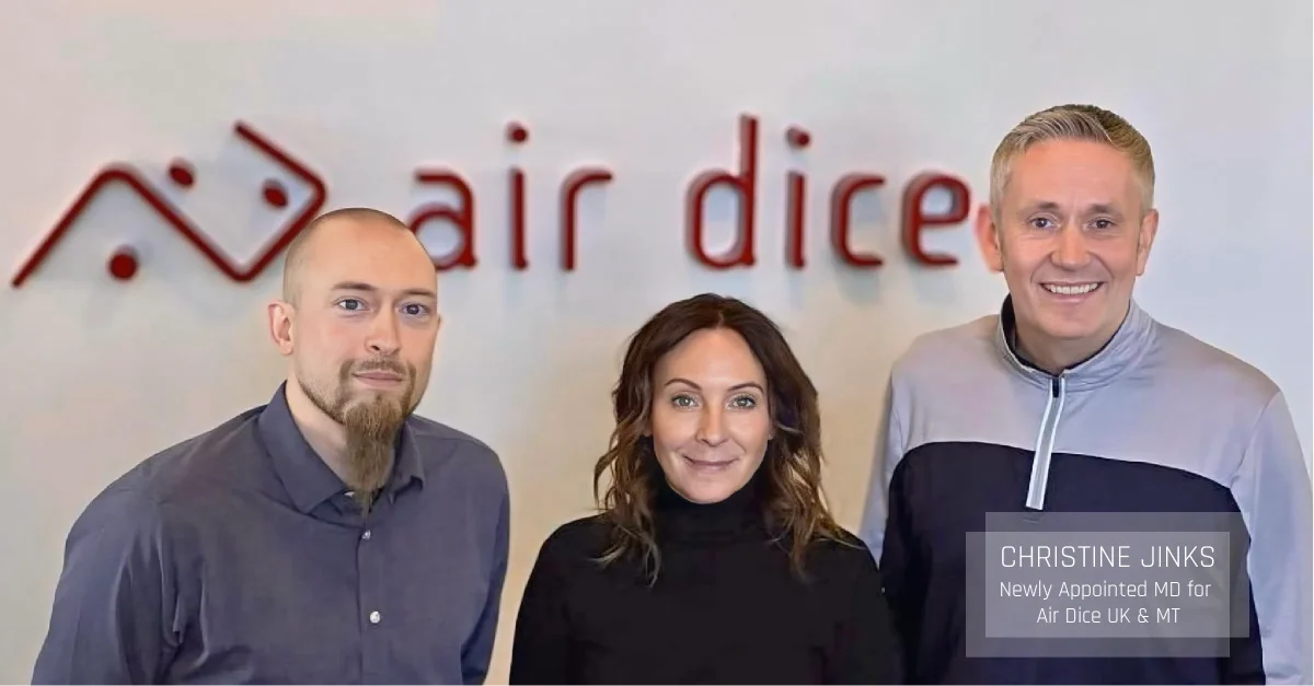 Air Dice Group Appoints Christine Jinks as Managing Director, Air Dice Services Malta and Air Dice Services UK