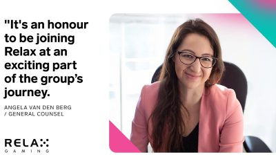 Relax Gaming appoints Angela van den Berg as General Counsel