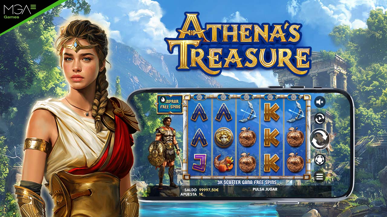 MGA Games Launches “Athena’s Treasure,” a Mythological Slot with Expanding Wild and Variable Free Spins