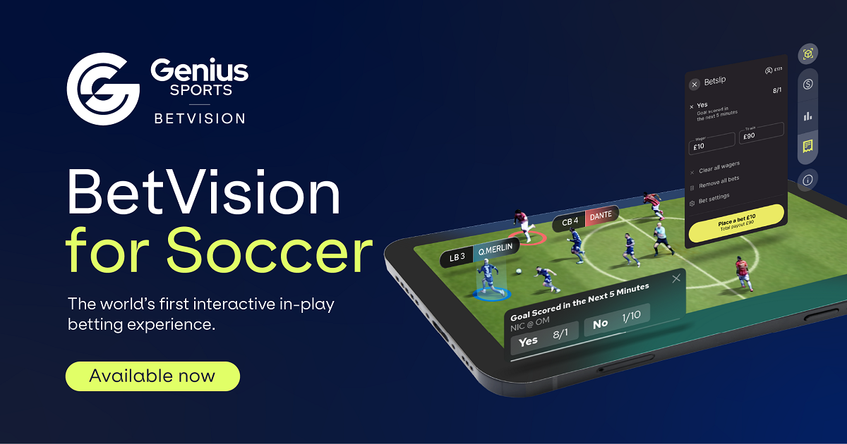Genius Sports launches BetVision for Soccer to transform live betting and fan engagement in the world’s game