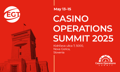 EGT will be a gold sponsor of Casino Operations Summit 2025
