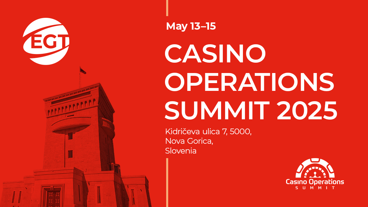 EGT will be a gold sponsor of Casino Operations Summit 2025