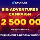 Evoplay rolls out nine-month network tournament with €2.5m prize pool