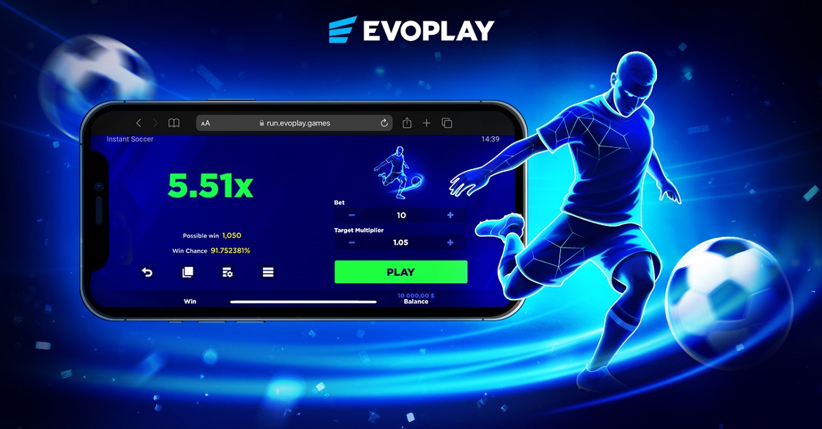 Evoplay introduces betting-inspired mechanics in new release Instant Soccer