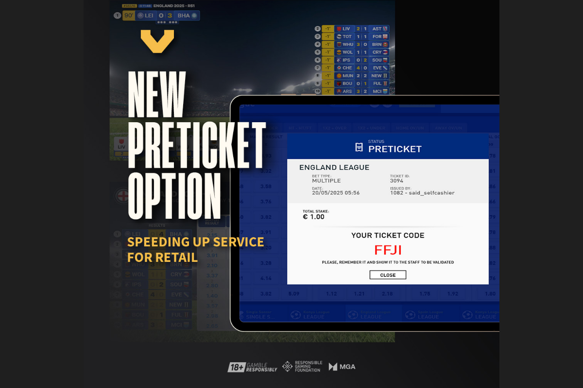 GoldenRace enhances retail operations with its new Preticket option