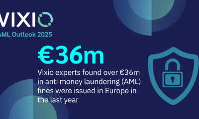 Vixio Finds Over €36m in AML Fines Issued in Europe in the Last Year