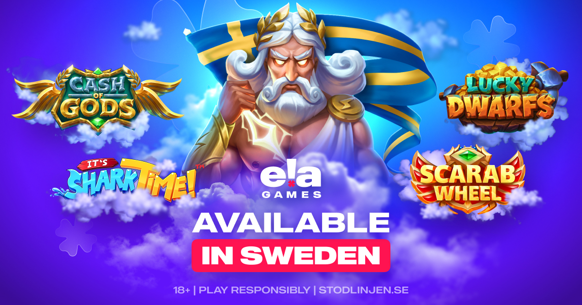 ELA Games Sustains Its Rapid Growth With Expansion Into the Swedish Market