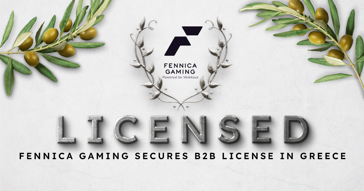 Fennica Gaming Secures B2B License in Greece