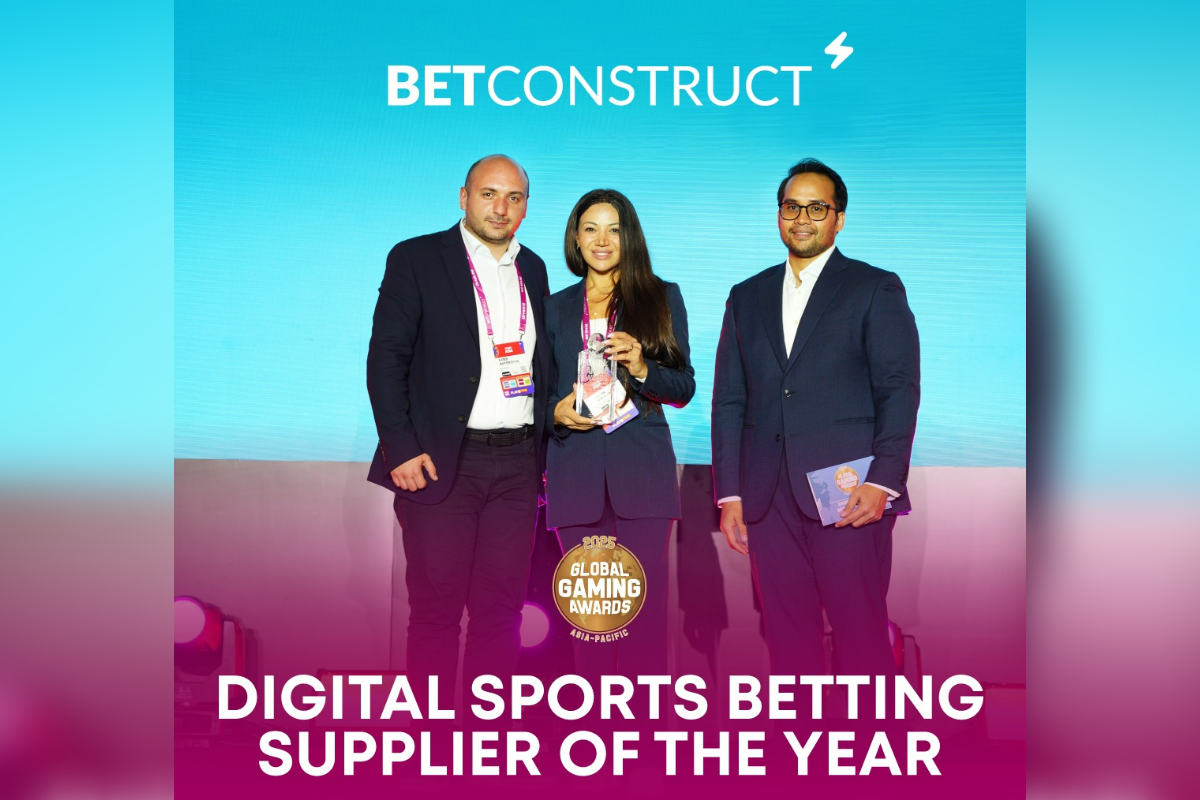 BetConstruct Wins “Digital Sports Betting Supplier of the Year” Award at Global Gaming Awards Asia-Pacific 2025
