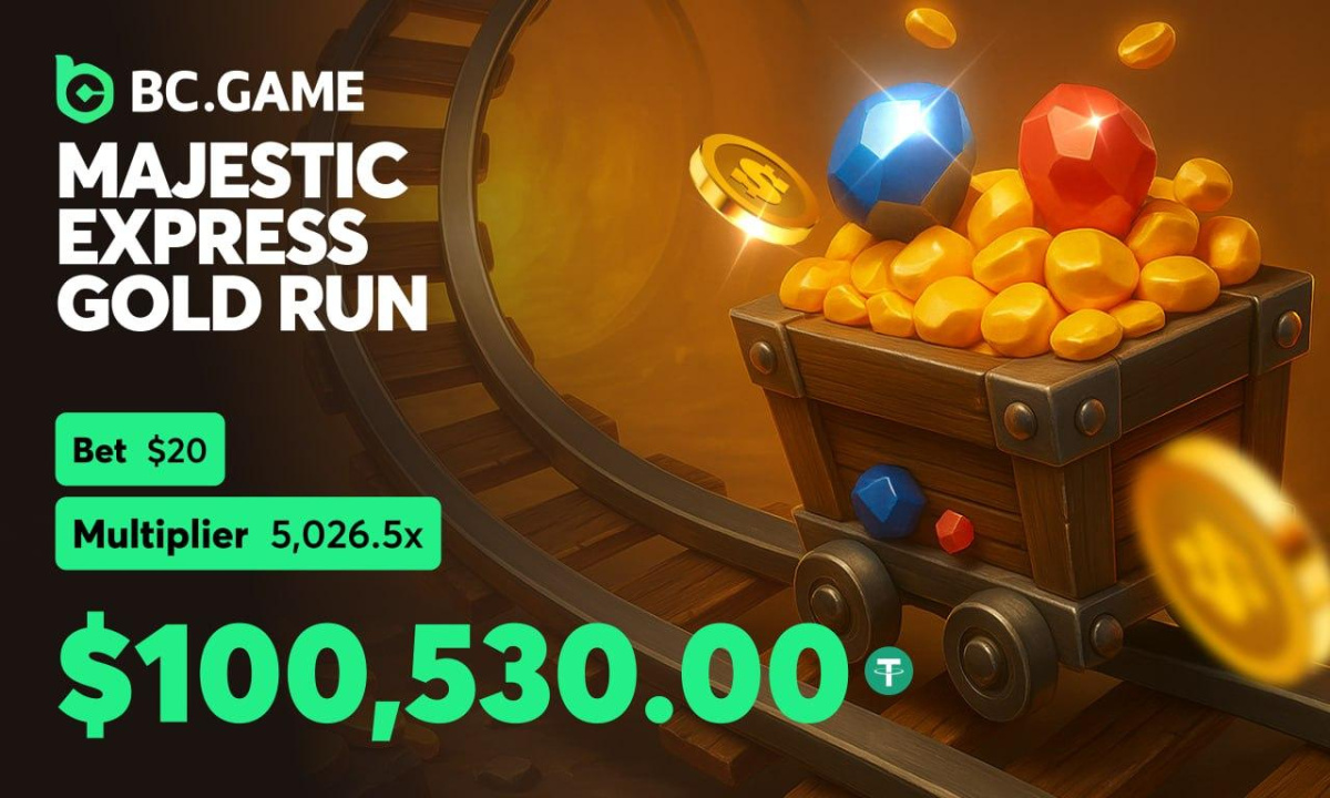 BC.GAME Big Win: Player Turns $20 Into $100K+ on “Majestic Express Gold Run” Slot
