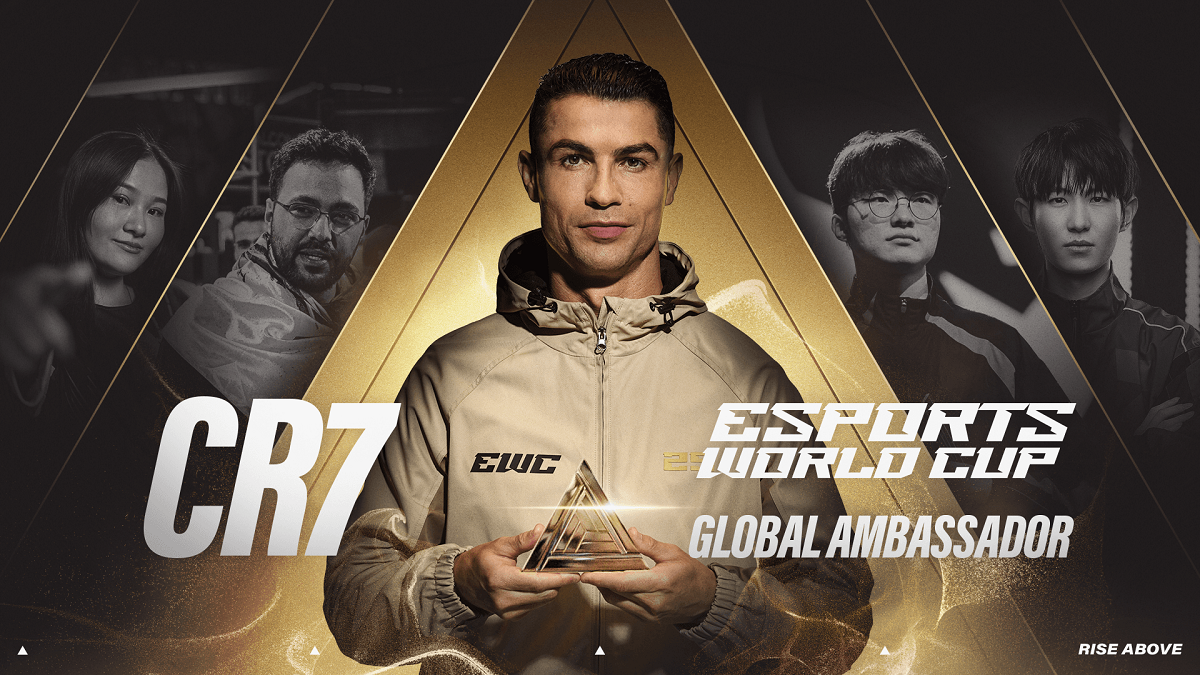 Cristiano Ronaldo Named Global Ambassador of the Esports World Cup 2025