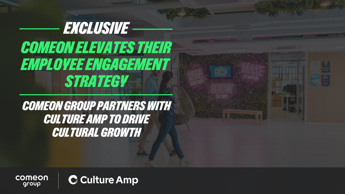 ComeOn Group partners with Culture Amp to elevate employee engagement and drive cultural growth