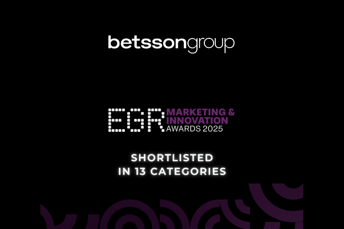 Betsson Secures 13 Nominations at the EGR Marketing & Innovation Awards 2025