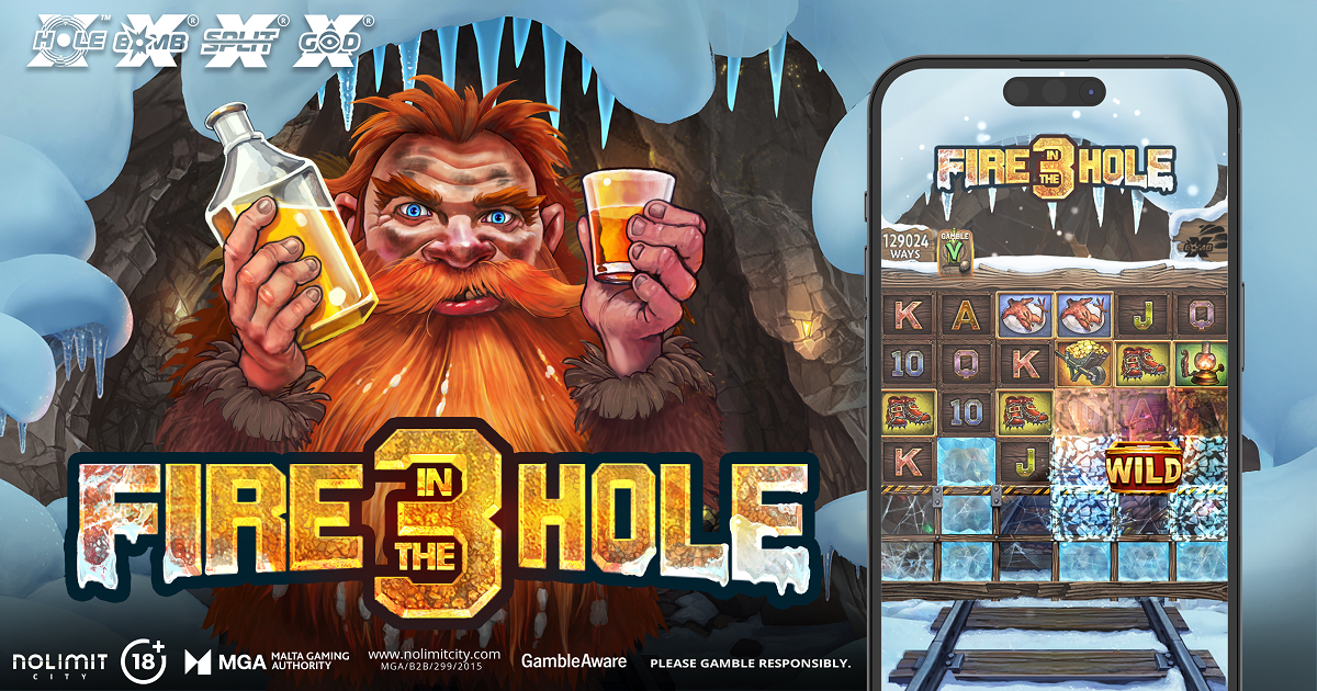 Nolimit City revisits our favourite dwarf in Fire In The Hole 3