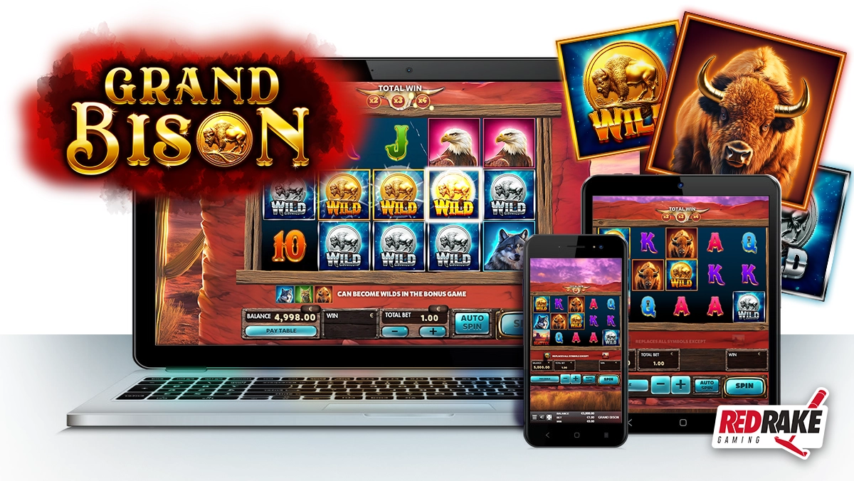Wild wins await in Grand Bison, the latest adventure from Red Rake Gaming