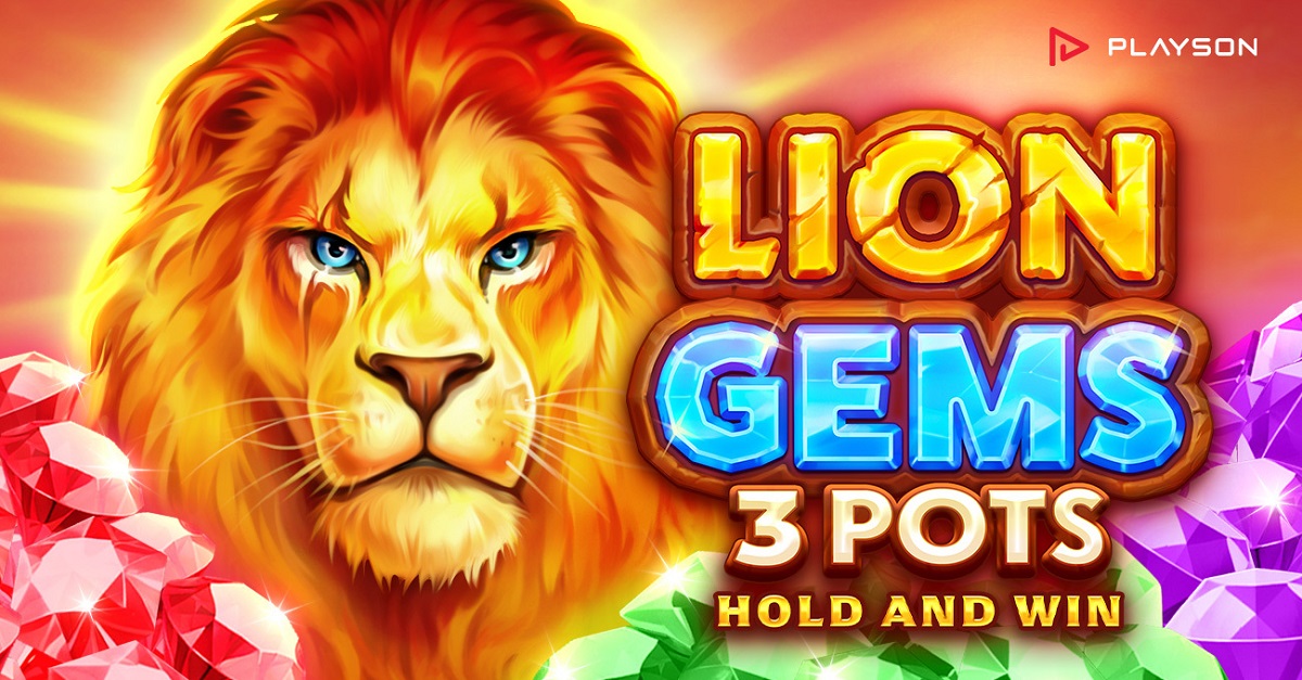Venture into the heart of the wild with Playson’s Lion Gems 3 Pots: Hold and Win