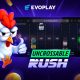 Evoplay has launched first co-developed title Uncrossable Rush with SlotCatalog