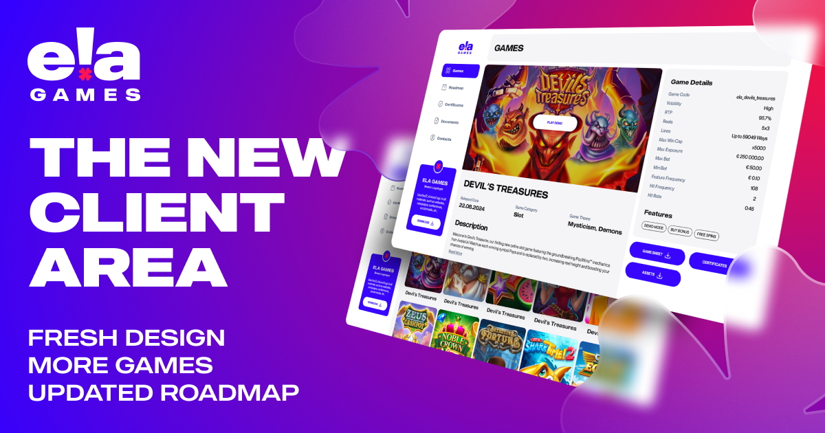 ELA Games Unveils Revamped Client Area - A Redesigned Hub For B2B Customers