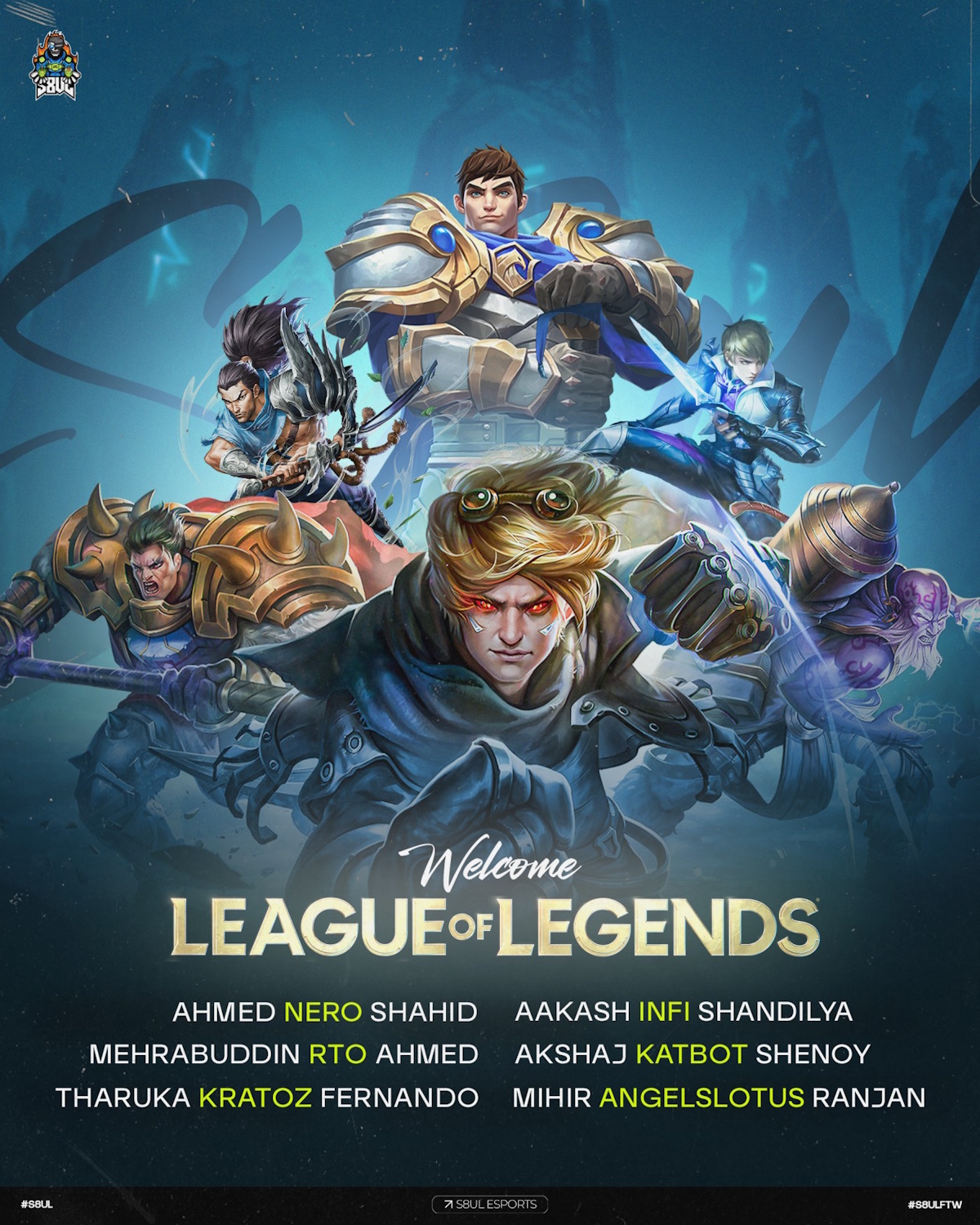 S8UL enters League of Legends with the acquisition of a power-packed roster