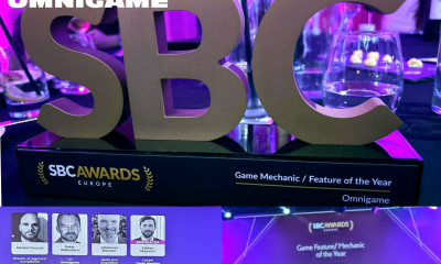 Omnigame celebrates win at SBC Awards Europe